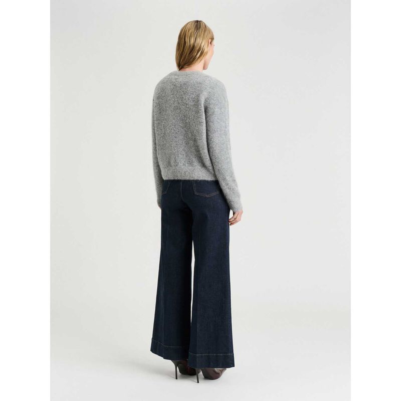Veronika Maine Brushed Alpaca Wool Blend Knit image number 1